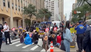 BM öncesi Trump karşıtı protesto