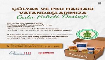 Bornova Belediyesi’nden Çölyak ve PKU hastalarına özel gıda desteği