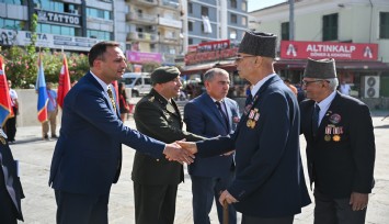 Bornova'da 19 Eylül Gaziler Günü törenle kutlandı