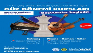 Buca'da çocuklar için ücretsiz kurslar başlıyor