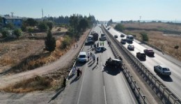 Bursa’da mazot faciası: Yaklaşık 10 araç birbirine girdi