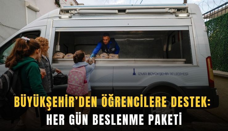 Büyükşehir’den öğrencilere destek: Her gün beslenme paketi