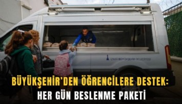 Büyükşehir’den öğrencilere destek: Her gün beslenme paketi