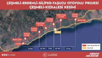 Çeşmeli-Kızkalesi Otoyolu’nda sona gelindi: Fiziki gerçekleşme yüzde 98