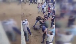 Diyarbakır’da canlı hayvan borsasında taşlı sopalı kavga: İşte o anlar