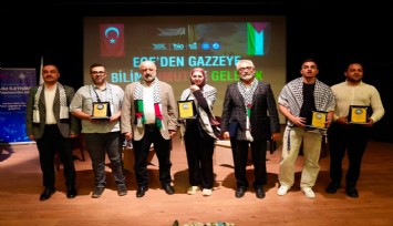 Ege Üniversitesi'nden Gazze için anlamlı destek