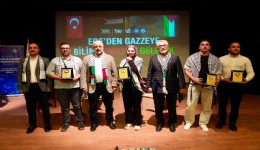 Ege Üniversitesi'nden Gazze için anlamlı destek