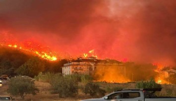 Fethiye’de orman yangını