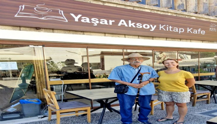 Gazeteci Yaşar Aksoy adını taşıyan Kitap Kafe’ye konuk oldu