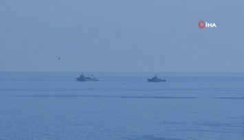 Girne’de arama çalışmaları 4’üncü gününde: TCG Alemdar çalışmalara katıldı