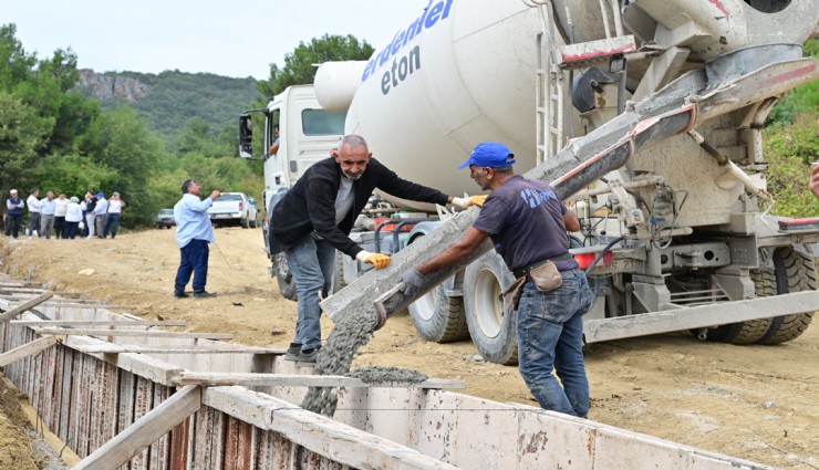 Gördes'in yeni göleti için çalışmalara başlandı