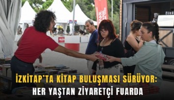 İZKİTAP’ta kitap buluşması sürüyor: Her yaştan ziyaretçi fuarda