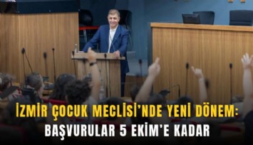 İzmir Çocuk Meclisi’nde yeni dönem: Başvurular 5 Ekim’e kadar