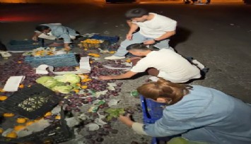 İzmir'de meyveler yere düştü, insanlık düşmedi