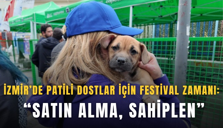 İzmir’de patili dostlar için festival zamanı: Satın alma, sahiplen