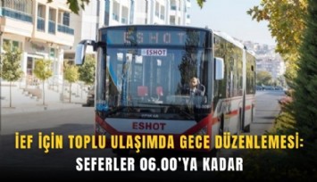 İzmir Fuarı için ESHOT’tan ulaşım seferberliği