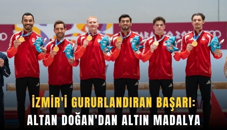 İzmir'i gururlandıran başarı: Altan Doğan'dan altın madalya