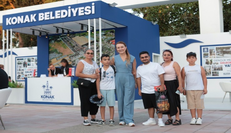 Konak Belediyesi standına Fuar'da büyük ilgi