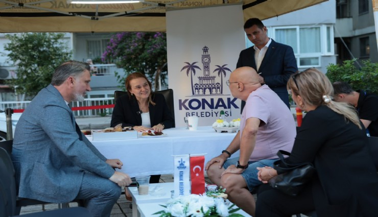 Konak'ta komşu buluşmaları sürüyor