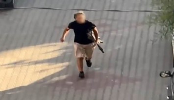 Sokak ortasında pompalı tüfekle dehşet saçan şahıs yakalandı