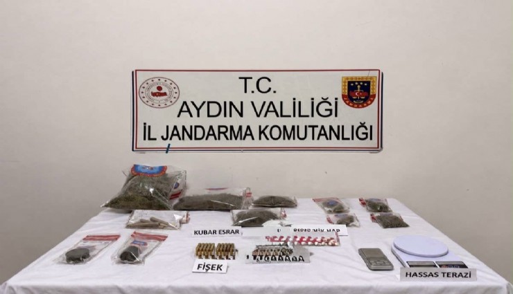 Söke'de eş zamanlı uyuşturucu operasyonu