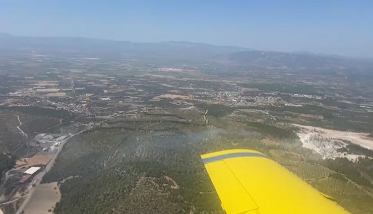 Soma’da orman yangını kontrol altında