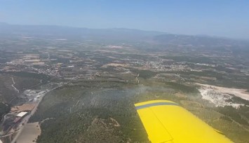 Soma’da orman yangını kontrol altında